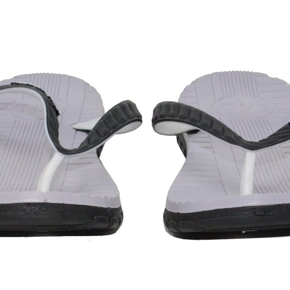 Comfort Men's Flip Flops Summer Beach Home Outdoor Thong Sandals Grey - Picture 4 of 5